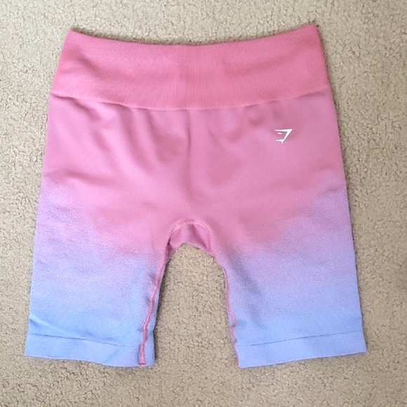 Gymshark Womens Adapt Ombre Seamless Biker Shorts Active Workout Gym - Picture 1 of 5